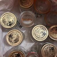 15 Barattoli vetro Bormioli per salse