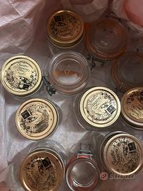 15 Barattoli vetro Bormioli per salse