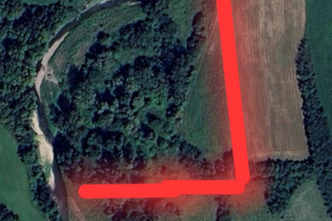 Terreno agricolo confinante con fiume cherio