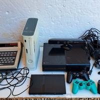 Xbox One + Xbox 360 + Play Station 2 + Philips Vid