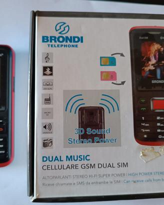 📱 Brondi Dual Music Dual SIM – Telefono 2 in 1 –
