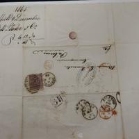 Lettera Gran Bretagna - Palermo 1845