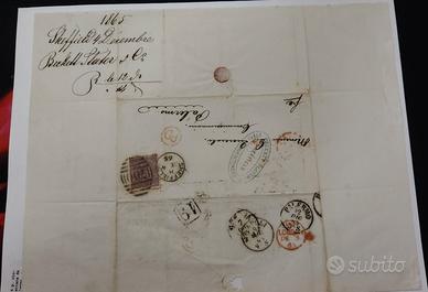 Lettera Gran Bretagna - Palermo 1845