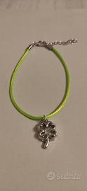 Braccialetto charm quadrifoglio 