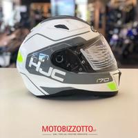 Casco Integrale HJC i 70 Karon Bianco/Verde