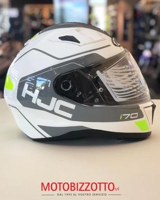 Casco Integrale HJC i 70 Karon Bianco/Verde