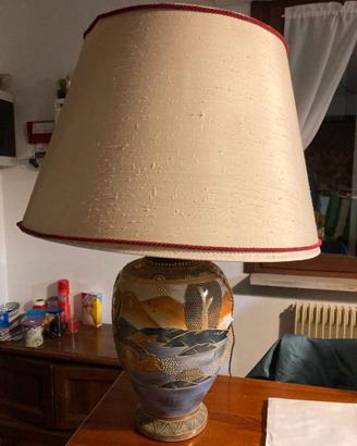 Abat jour - antico vaso giapponese Satsuma