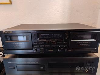 stereo Double casette deck PIONEER CT-W 208 R  			