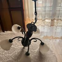 Lampadario stile toscano