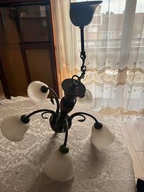 Lampadario stile toscano