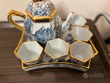 Anni 60 vintage set da te' indocinese