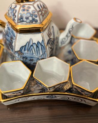 Anni 60 vintage set da te'  sake indocinese