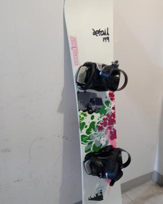 tavola snowboard completa attacchi