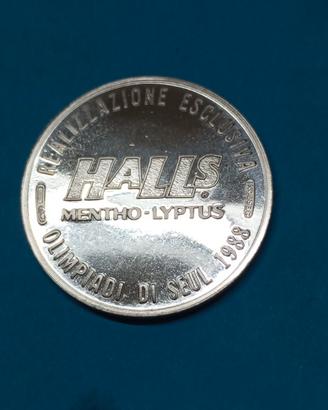 Medaglia Argento Olimpiadi Seul 1988-Halls Mentho-