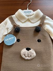 Salopette e maglia
