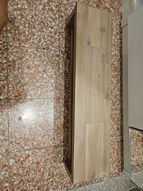 mensola in legno di rovere