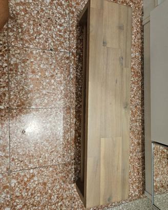 mensola in legno di rovere