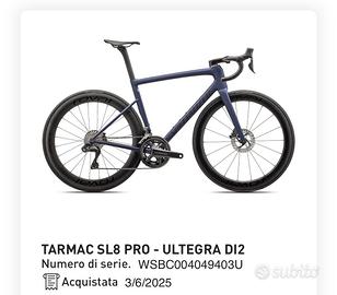 SPECIALIZED TARMAC PRO SL8 TG.56