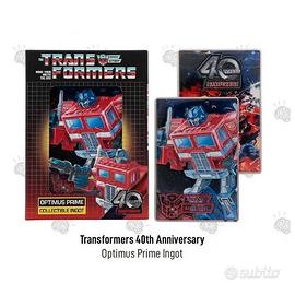 Lingotto in Metallo Transformers Optimus Prime