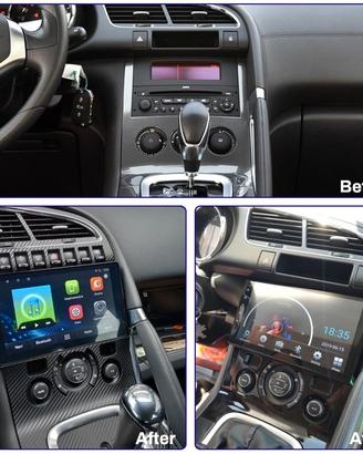 Autoradio navigatore peugeot 3008 5008 carplay