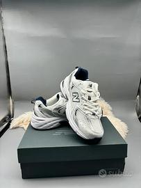 New Balance 530 White Silver Navy 38