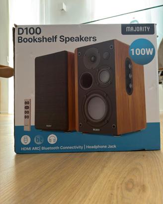 Majority 100W Casse Attive Amplificate Coppia