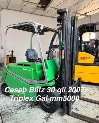 Cesab BLITZ 300 30 qli Triplex Gal mm 5000 anno 20