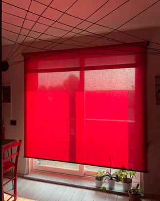 Tenda a rullo rossa oscurante – 205 cm