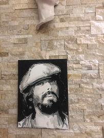 QUADRO DIPINTO''TOMAS MILIAN firmato e autenticato