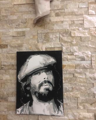 QUADRO DIPINTO''TOMAS MILIAN firmato e autenticato