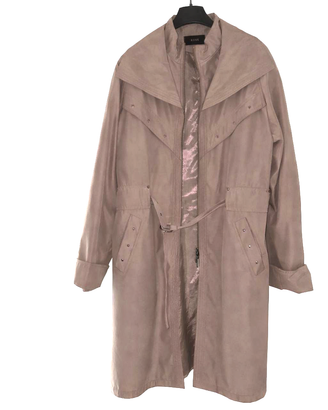 Soprabito donna beige elegante tipo trench leggero