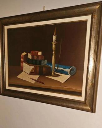 Quadro olio natura morta Buscemi