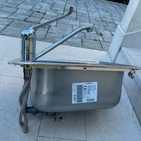 Vasca lavandino acciaio