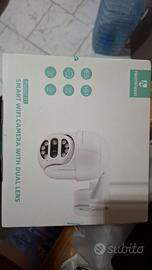 Telecamera di sicurezza PTZ per esterni con doppia