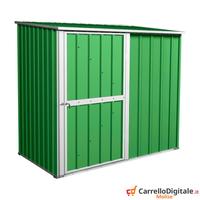 Box casetta giardino Acciaio 174x100 verde chiaro