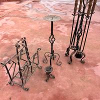 Pezzi vintage in ferro battuto
