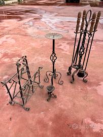 Pezzi vintage in ferro battuto