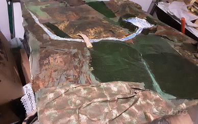 Cartapesta su compensato per presepe, 90x110