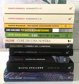 11 libri di autori italiani edizioni Rizzoli