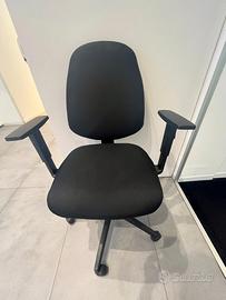 SEDIE UFFICIO LEGNO/TESSUTO/PELLE