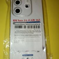 cover Xiaomi  redmi note 14 4g pro trasparente 