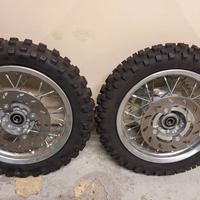 Cerchi da 10" completi minicross ktm lem baja 50