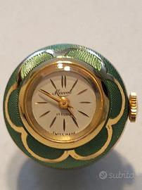 Orologio ciondolo Mirval placcato oro 24 carati