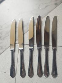 6 coltelli acciaio inox 