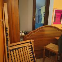 struttura letto matrimoniale con doghe.