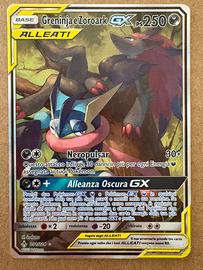 Carta Pokémon Greninja e Zoroark GX 201/214 - ITA