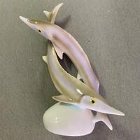 Storioni in porcellana. Vintage.