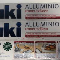 Cuki alluminio 8+2 metri con trama in rilievo