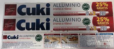 Cuki alluminio 8+2 metri con trama in rilievo