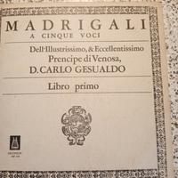 vinile madrigali a cinque voci